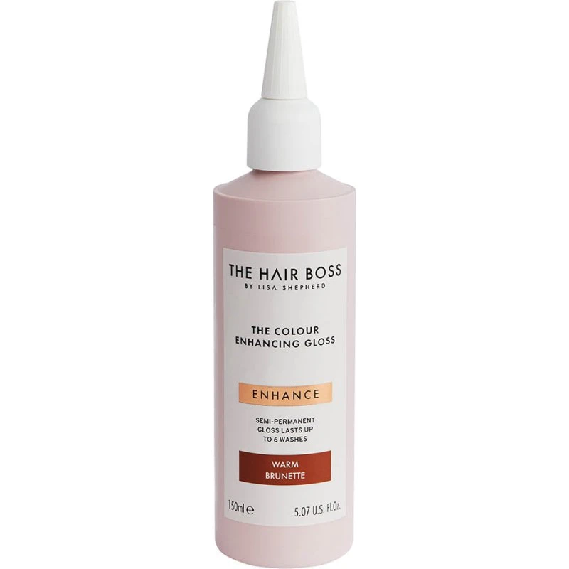 The Hair Boss The Colour Enhancing Gloss Warm Brunette 150ml