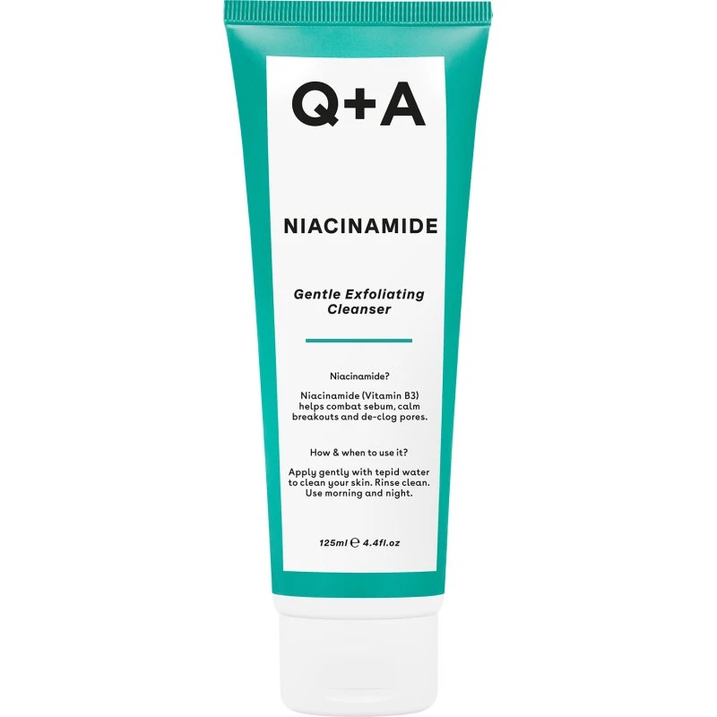 Q+A Niacinamide Gentle Exfoliating Cleanser 125ml
