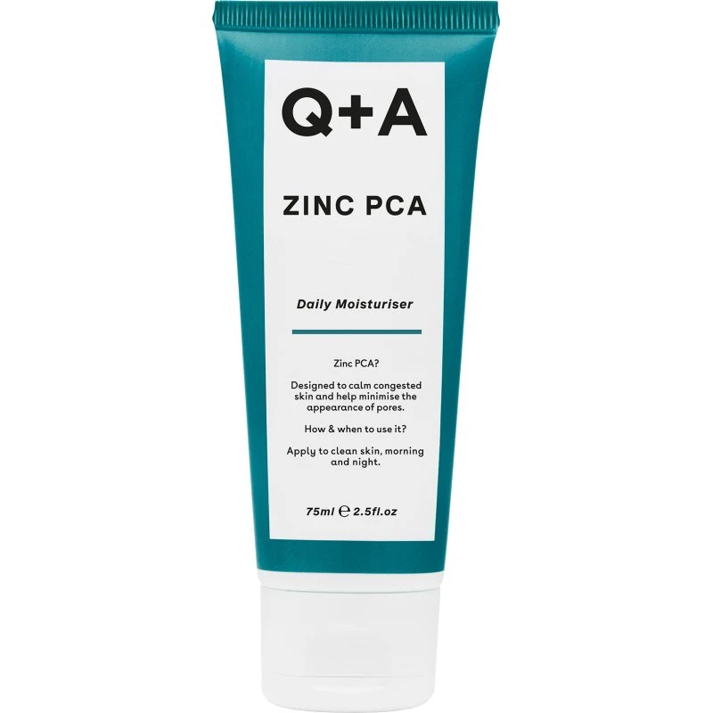 Q+A Zinc PCA Daily Moisturiser 75ml - Krem do twarzy z cynkiem
