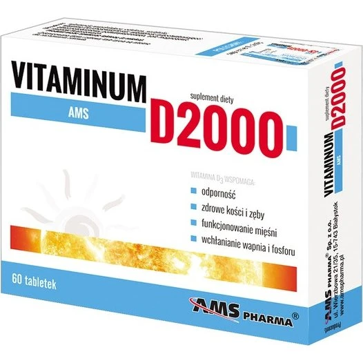 Vitaminum D2000 AMS, tabletki 60 szt