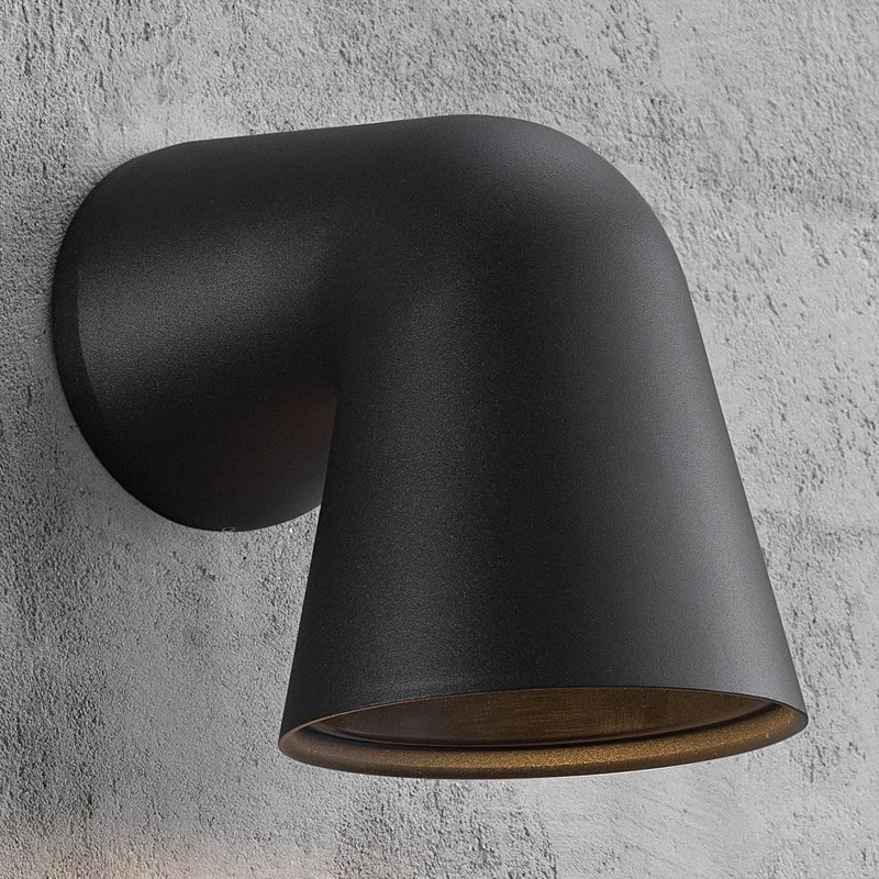 Nordlux Front Single Lampa Ścienna Black - Nowoczesny Kinkiet