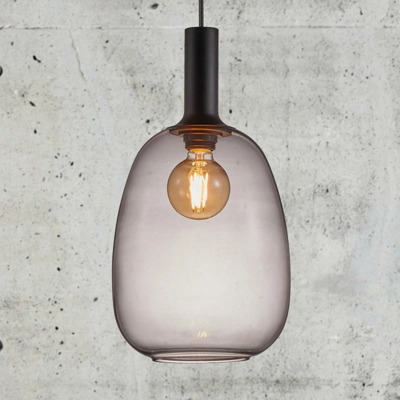 Nordlux Alton 23 Lampa Wisząca Smoke - Szklany Klosz