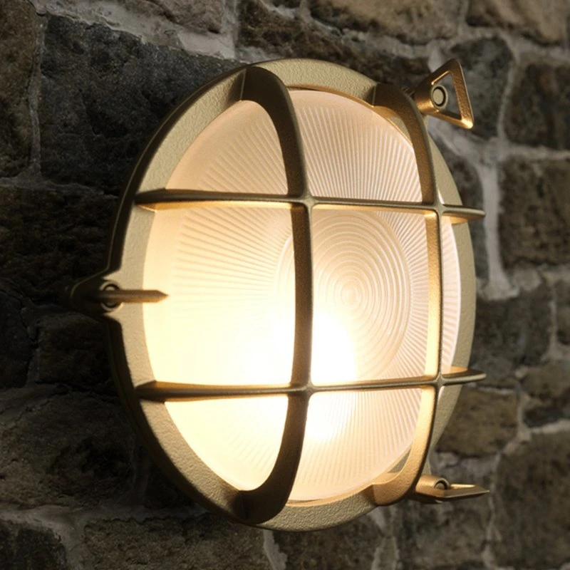 Nordlux Polperro Lampa Ścienna Mosiężna - Styl Marynistyczny