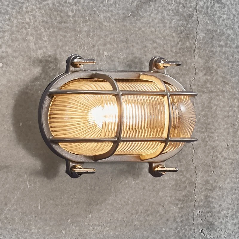 Nordlux Lampa ścienna Helford Nickel - morski styl