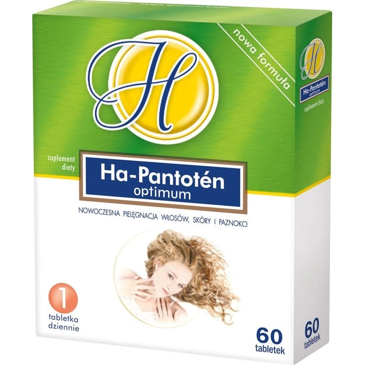Ha-Pantoten Optimum włosy, skóra i paznokcie, 60 tabletek