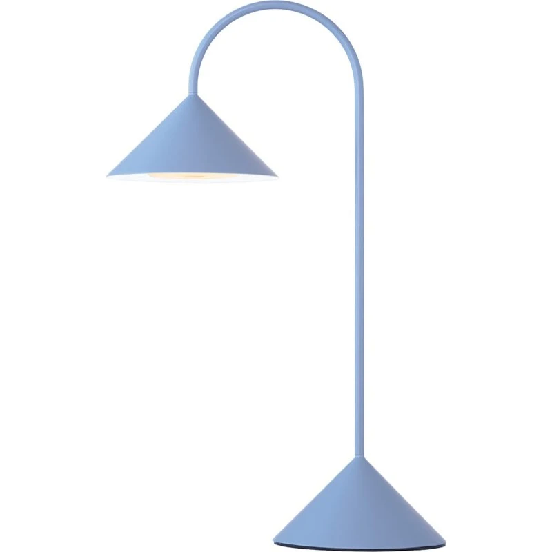 FRANDSEN Lampa stołowa LED Grasp, jasnoniebieska, 47 cm