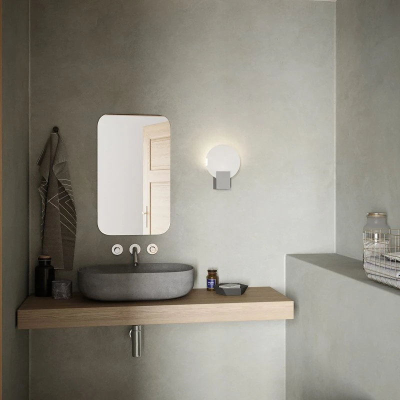 Nordlux Lampa Ścienna Hester Dim. White - Kinkiet LED IP44