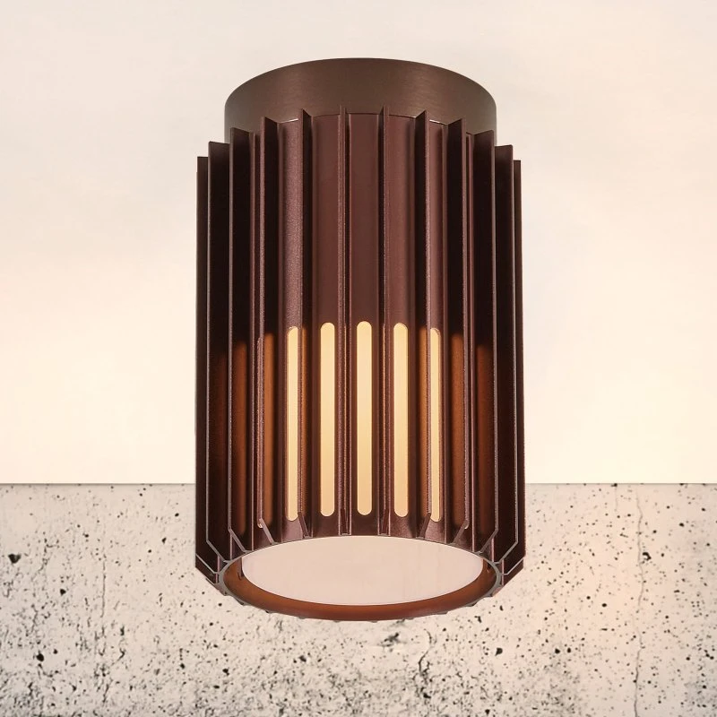 Nordlux Aludra Lampa Sufitowa Zewnętrzna Seaside Brown Metallic