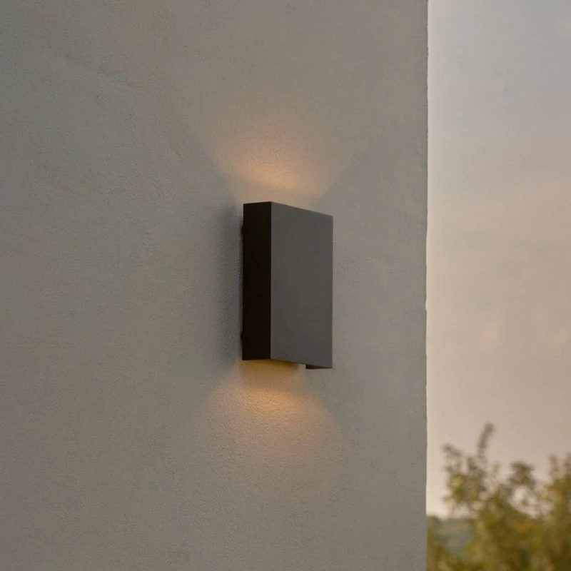 Nordlux Fold 15 LED Seaside Czarny - Kinkiet Zewnętrzny Up/Down