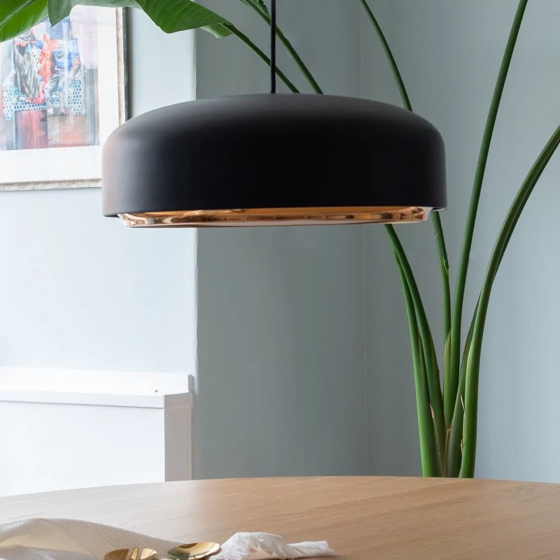 UMAGE Hazel Medium Lampa Wisząca Czarna Ø 40 cm