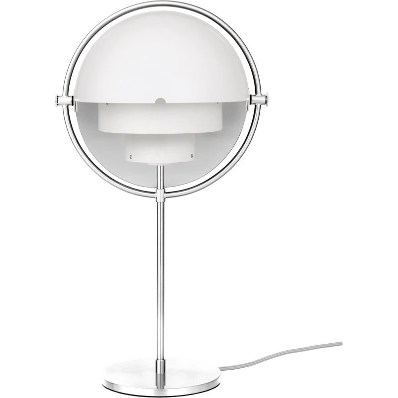 Gubi Multi-Lite Lampa Stołowa Chrom/Biała