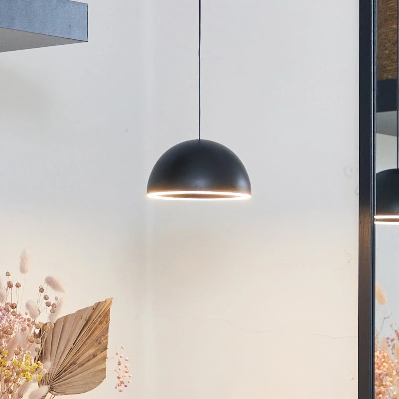 Loom Design Curve Black - Lampa wisząca LED Aluminium Ø 14 cm