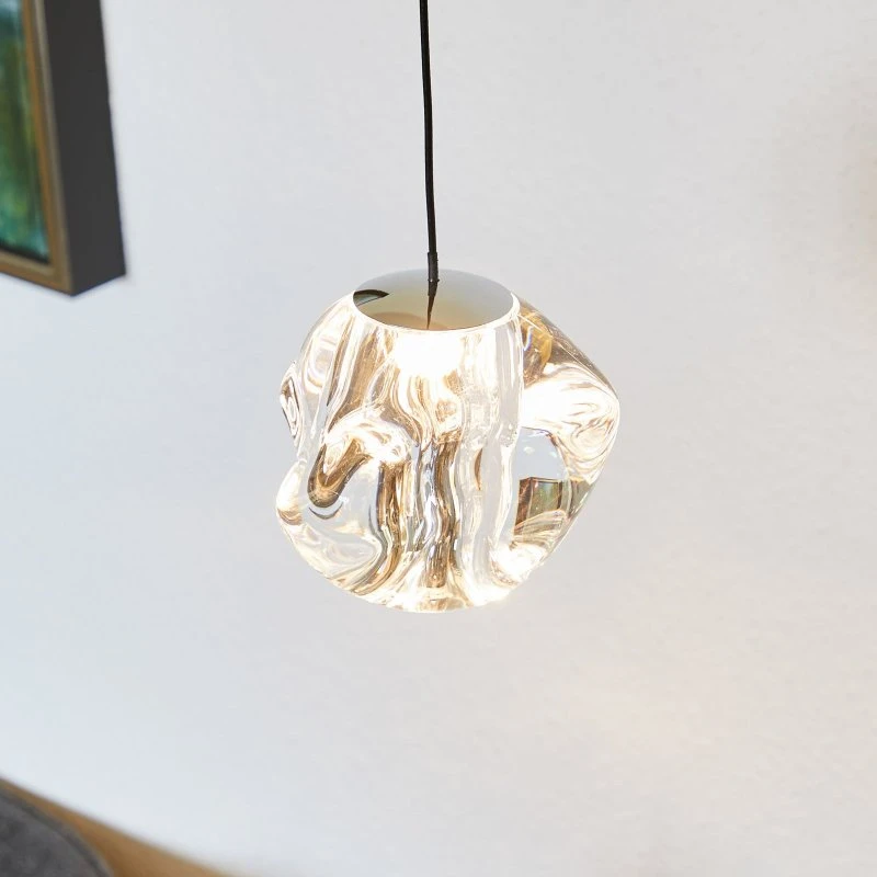 Lampa wisząca Loom Design Ice Ball LED Transparent