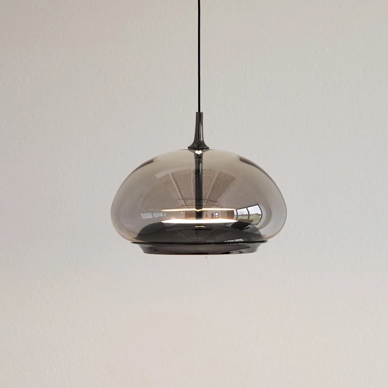 Lampa wisząca Loom Design Avalon Smoked/Black Chrome LED
