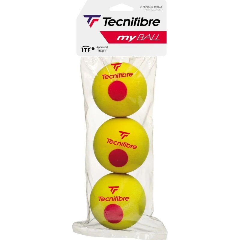 Tecnifibre My Ball 3 szt. piłki tenisowe dla dzieci