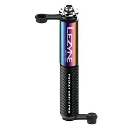 Lezyne Pocket Drive Pro - pompka ręczna 160 psi, czarna mat