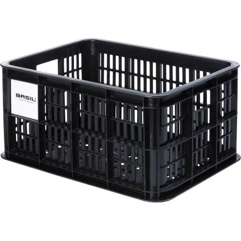 Basil Crate S Recycled skrzynka przednia czarna 17,5L