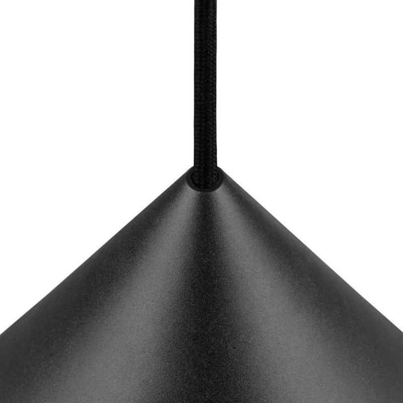 Lampa wisząca SLV Magico 38, czarna matowa, aluminium