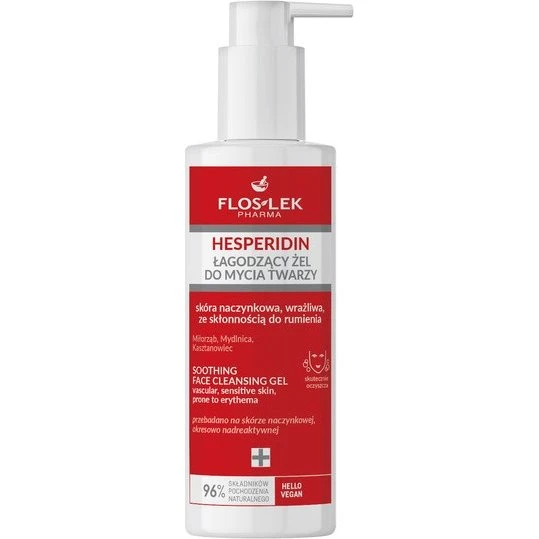 Floslek Hesperidin Łagodzący Żel Do Mycia Twarzy 175 ml