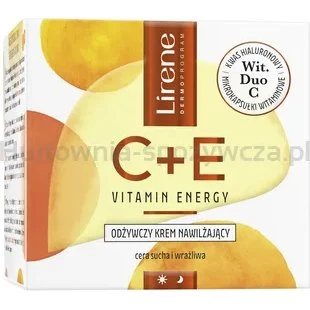 Lirene C+E Vitamin Energy Krem Nawilżający 50 ml
