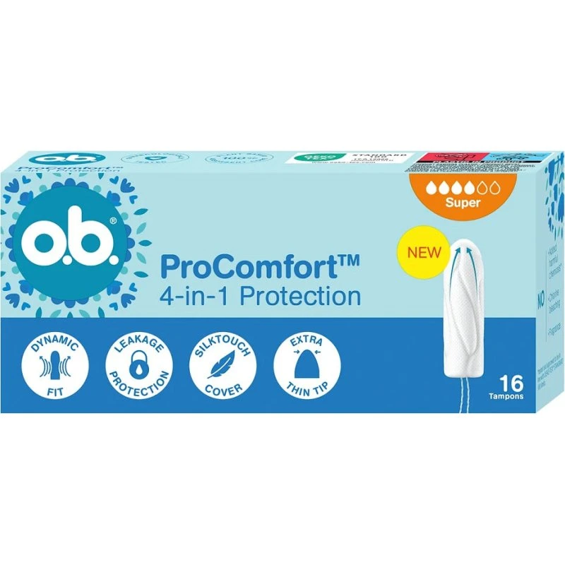 O.B. ProComfort Super Tampony 16 szt.