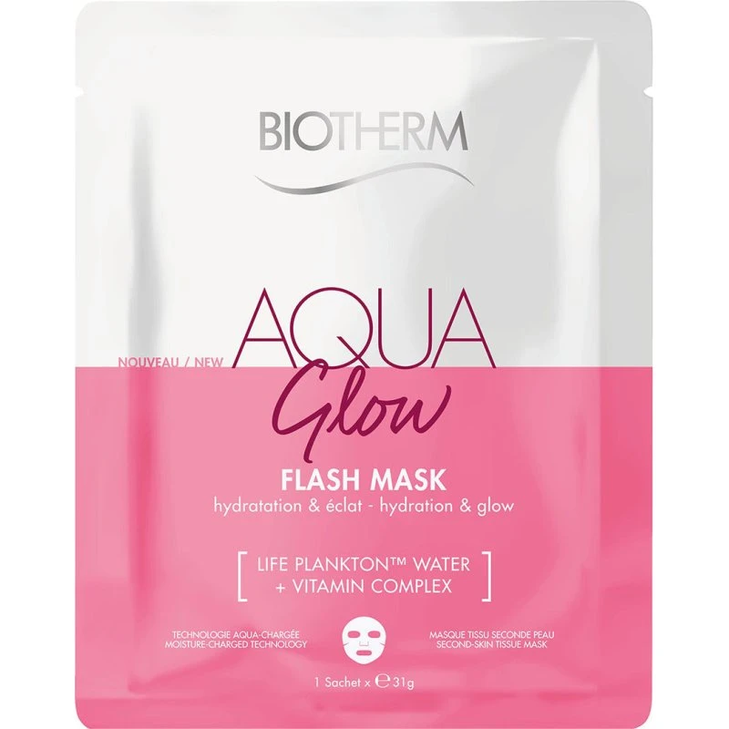 Biotherm Aqua Glow Flash Mask nawilżająca maseczka w płachcie 31g