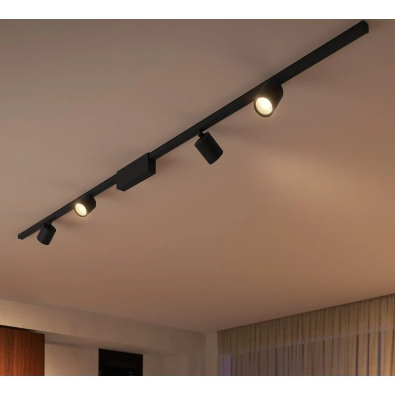 Philips Hue Perifo System szynowy 4x spoty czarne
