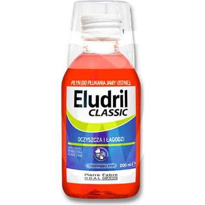 Eludril Classic Płyn do płukania jamy ustnej 200 ml
