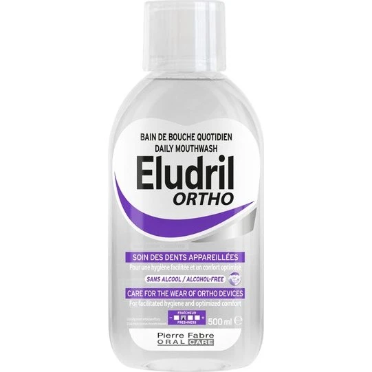 Eludril ORTHO Płyn do płukania jamy ustnej 500 ml