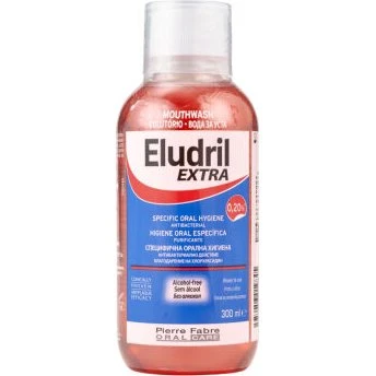Eludril EXTRA 0,2% chlorheksydyna 300ml bez alkoholu