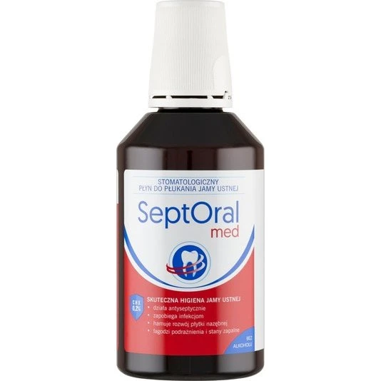 SeptOral Med Płyn do płukania ust 300 ml bez alkoholu