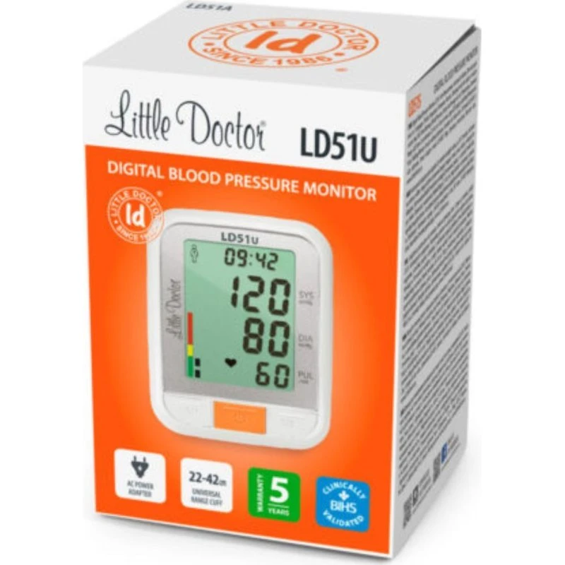 Little Doctor LD51U ciśnieniomierz elektroniczny z zasilaczem