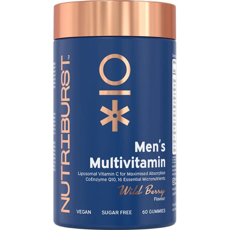 Nutriburst Men's Multivitamin Żelki Jagodowe 60 szt.