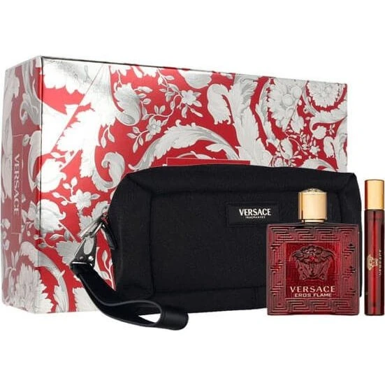 Versace Eros Flame Zestaw 110 ml + kosmetyczka