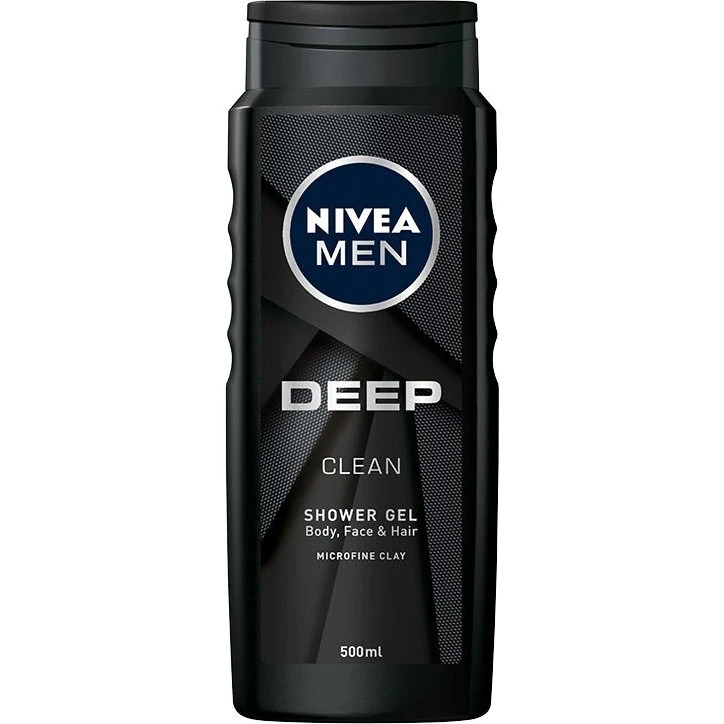 Nivea Men Deep Clean żel pod prysznic 3w1 500ml