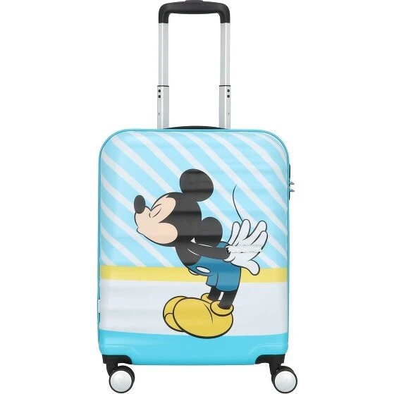 American Tourister Wavebreaker Disney 4 kółka, 55 cm, niebieski