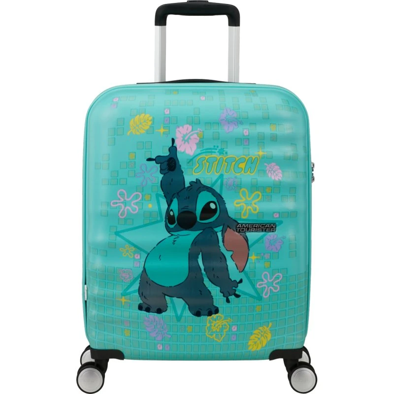 American Tourister Wavebreaker Disney Stitch Flower 55 cm