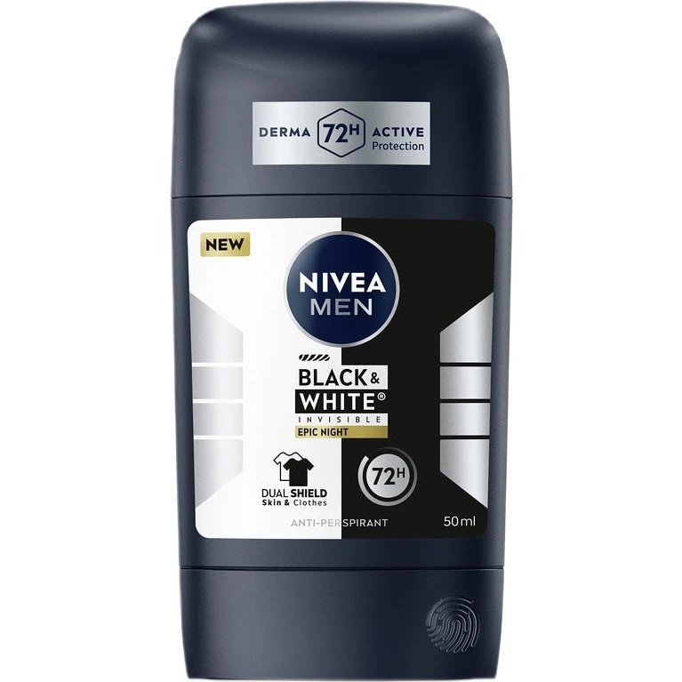 Nivea Men Black&White Invisible Epic Night antyperspirant w sztyfcie 50ml