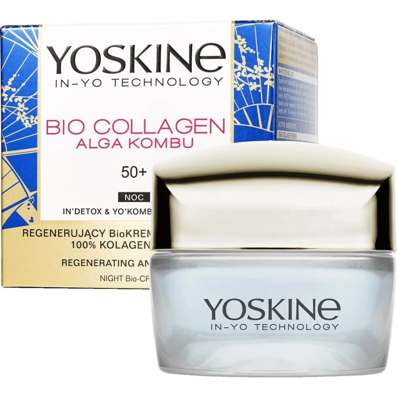 Yoskine Bio Collagen krem do twarzy na noc 50+ 50ml