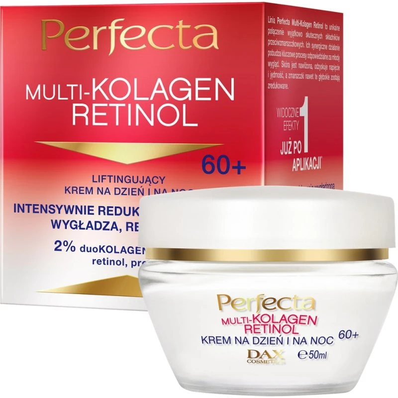 Perfecta Multi-Kolagen Retinol liftingujący krem 60+ 50ml