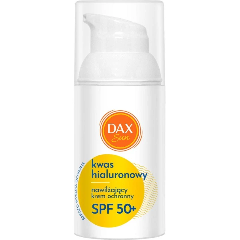 Dax Sun Nawilżający krem ochronny SPF50+ z kwasem hialuronowym 30ml