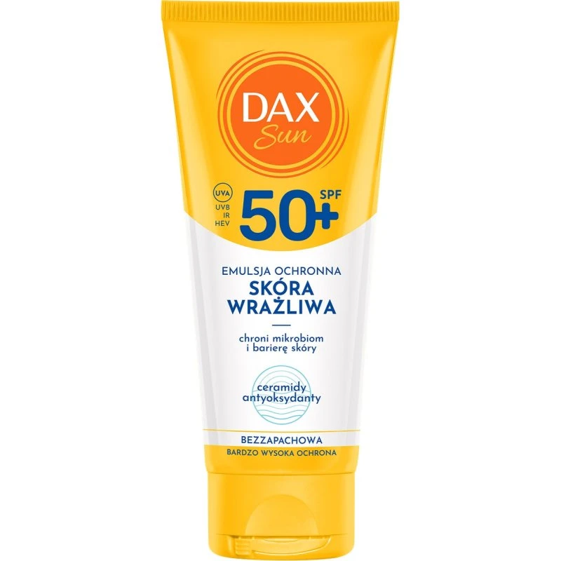 Dax Sun Emulsja ochronna dla skóry wrażliwej SPF50+ 100ml