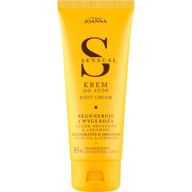 Joanna Sensual krem do stóp z olejkiem arganowym i ceramidami 100g