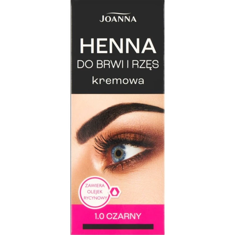 Joanna Henna do brwi i rzęs kremowa 15ml Czarny