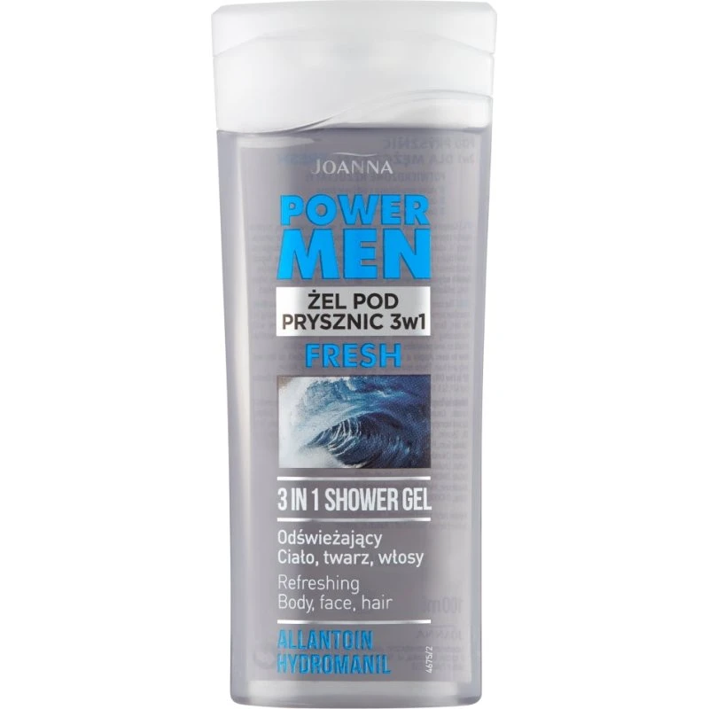 Joanna Power Men Fresh żel pod prysznic 3w1 100ml