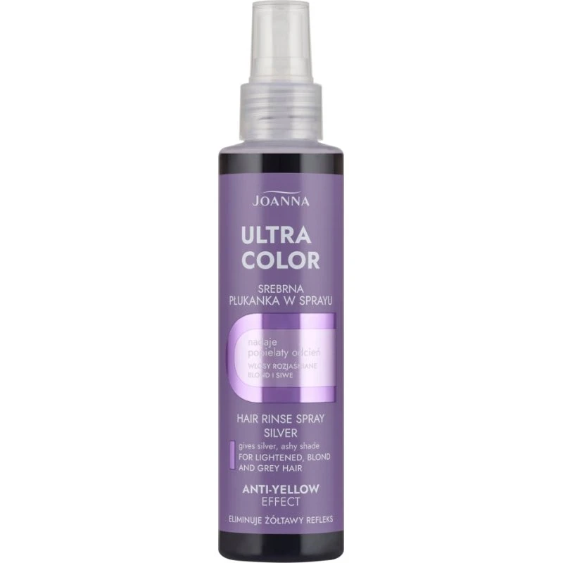 Joanna Ultra Color płukanka w sprayu srebrna 150ml