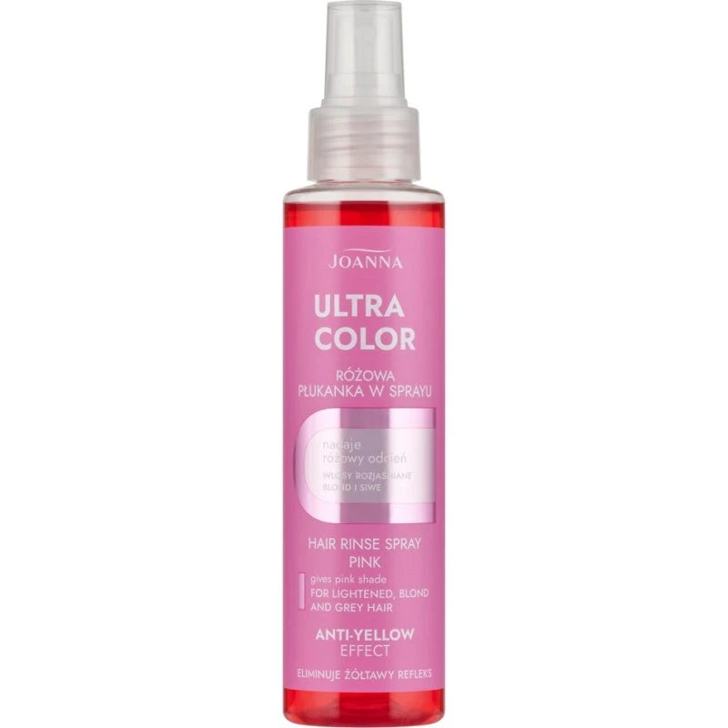 Joanna Ultra Color różowa płukanka w sprayu 150ml