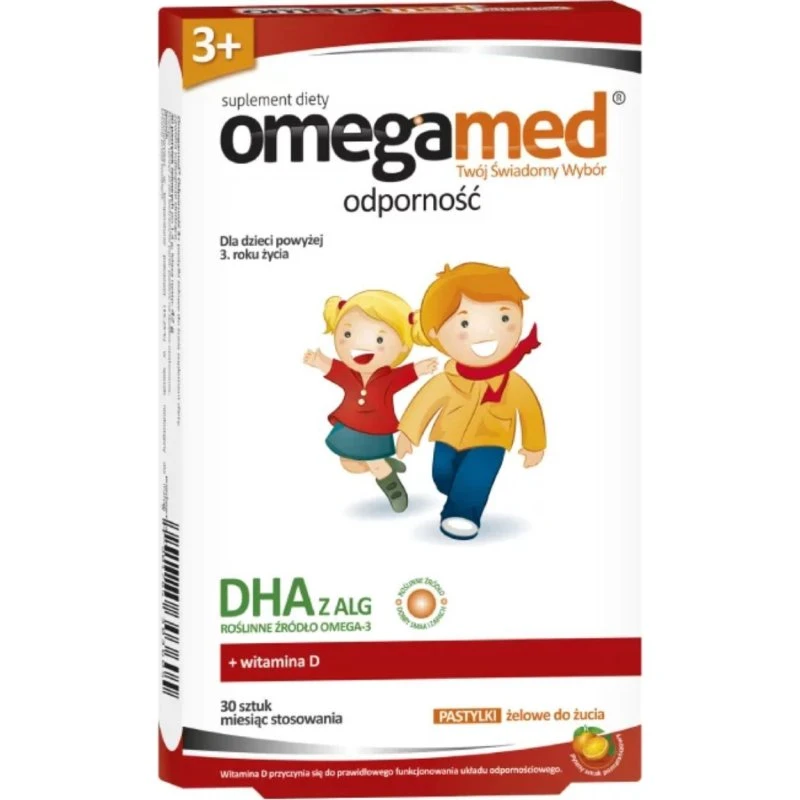Omegamed Odporność 3+ pastylki żelowe do żucia 30 szt.