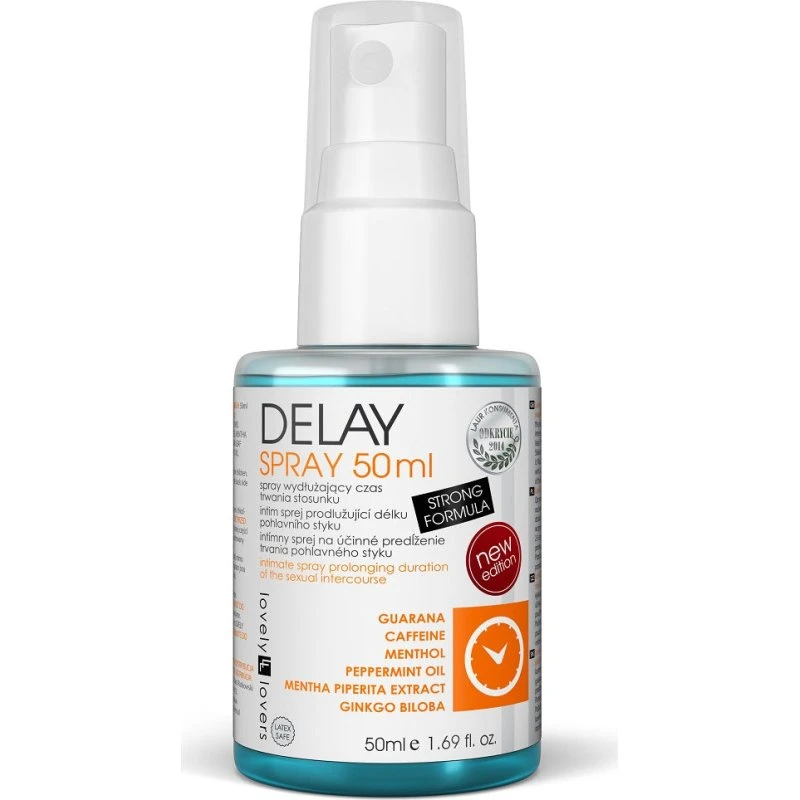 Lovely Lovers Delay Spray 50ml – Mocny spray wydłużający czas