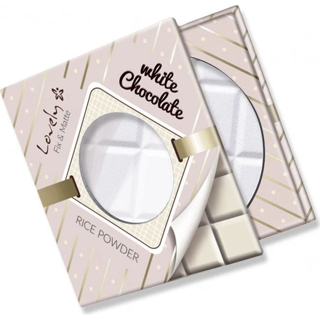 Lovely White Chocolate Rice Powder Transparentny Puder Ryżowy 9g